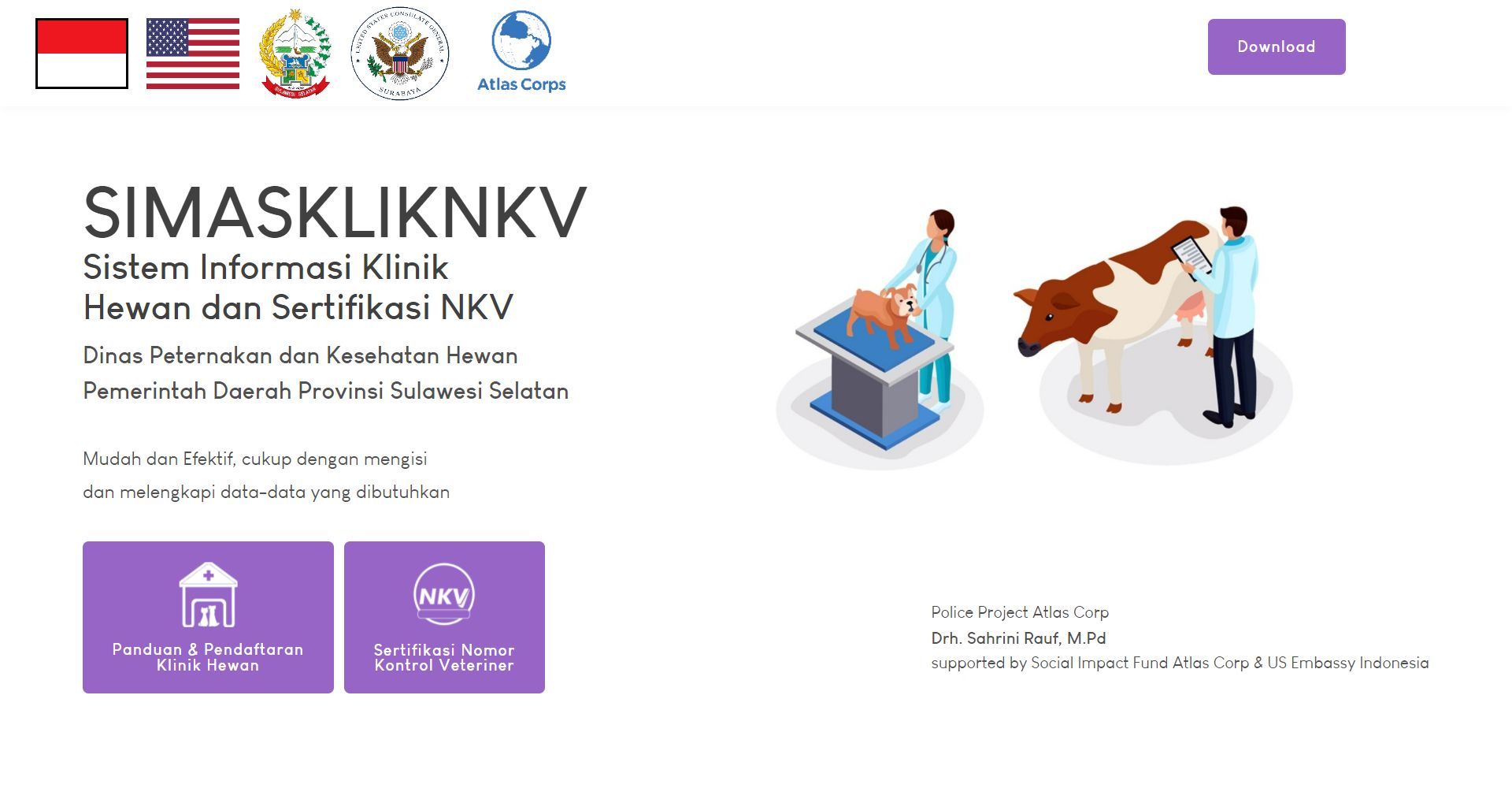 Sistem Informasi Klinik Hewan dan Sertifikasi NKV